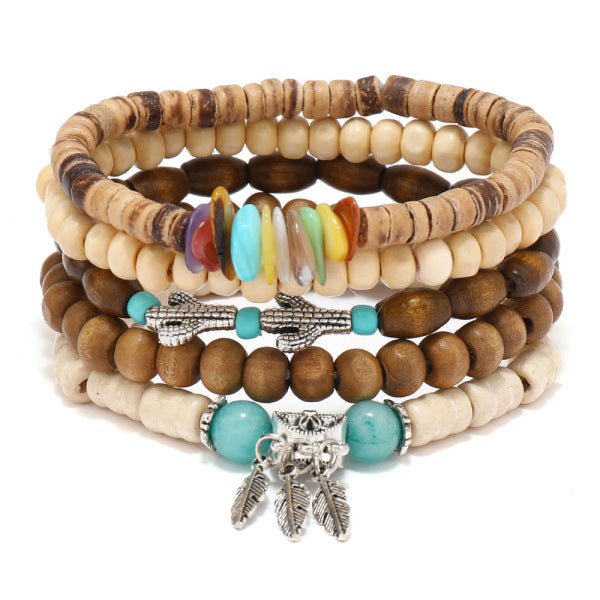 Bohemian Beaded Bracelet Set - Stackable & Colorful Design for Everyday Wear