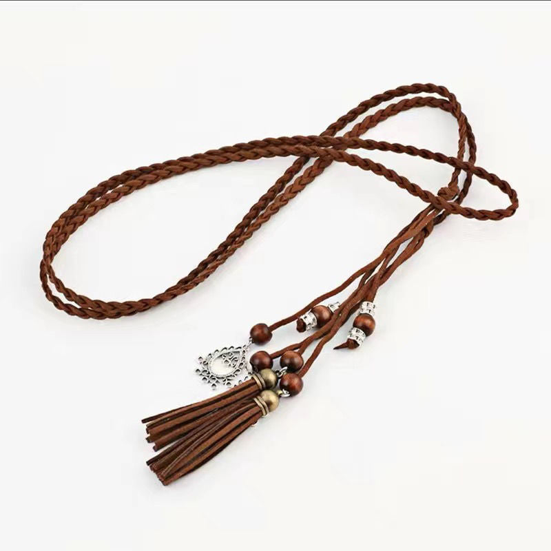Summer Versatile Braided Waist Rope